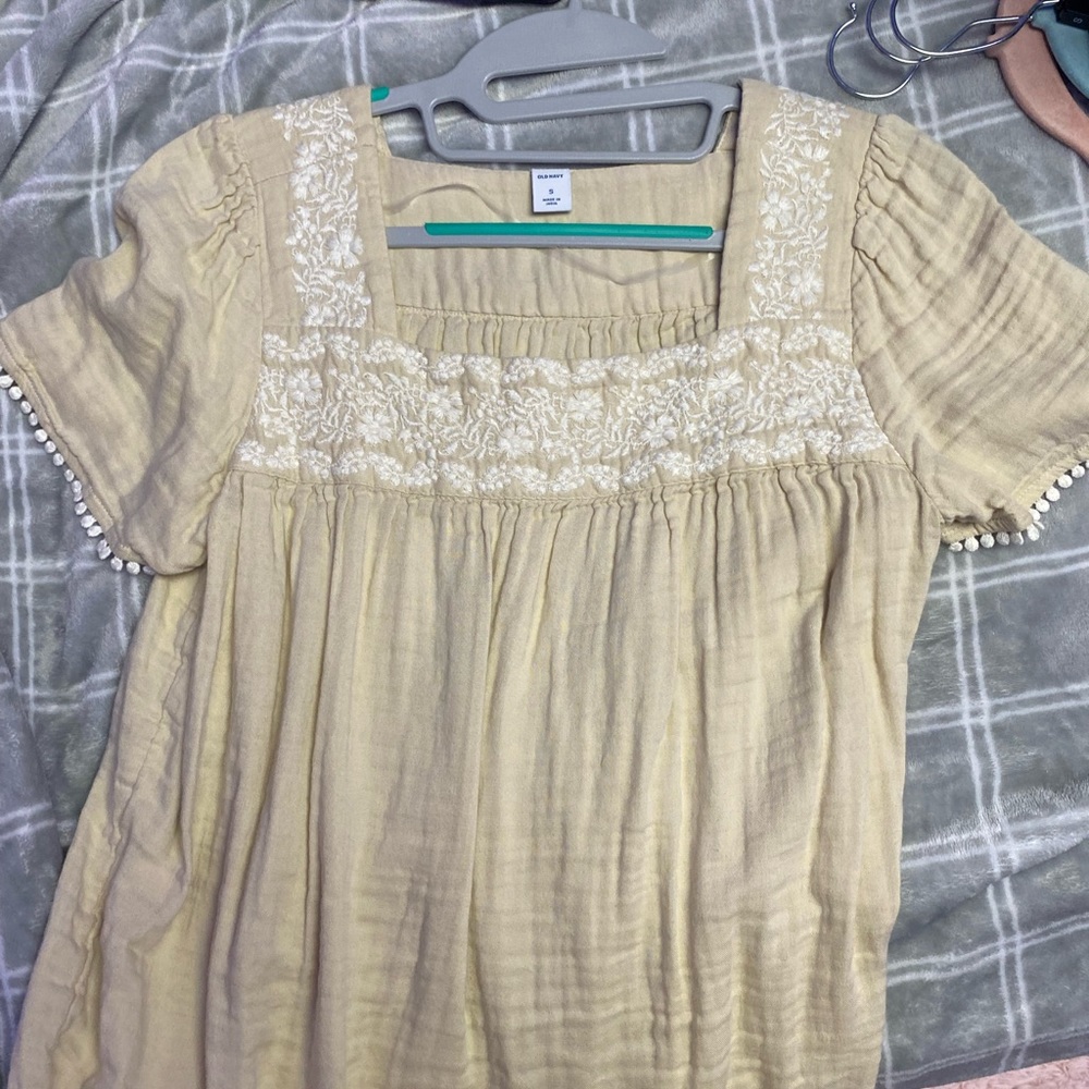 Cream Blouse